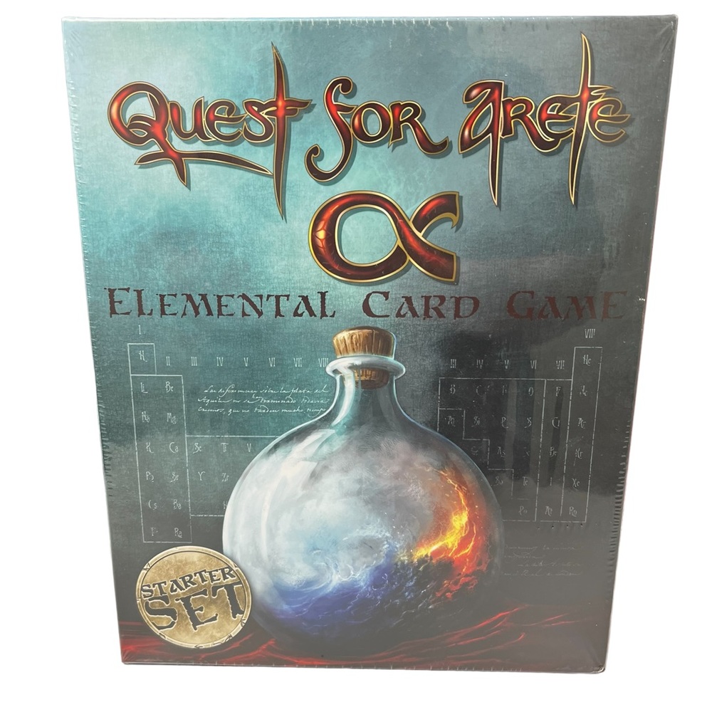 Quest for Arete Elemental Card Game Starter Set New Box is Factory Sealed